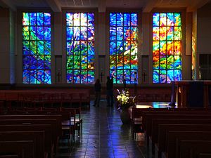 The Seven Days of Creation by Stephen Wilson Stained Glass