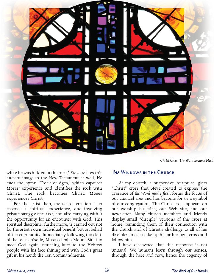 Page 5 of In the Spirit article from Call to Worship magazine